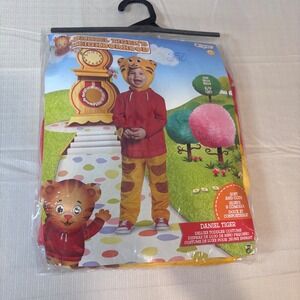 Daniel Tiger's Neighborhood Deluxe Costume - Toddler Size S/P (2T) NEW